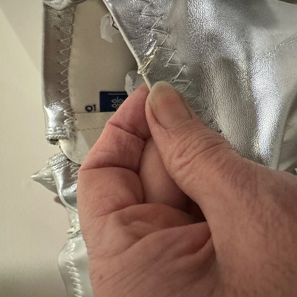 Funtasma Exotica-2000 Platform Boots, Silver, Size 10 - Picture 8 of 12